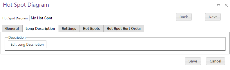 Hot Spot Diagram Long Description tab