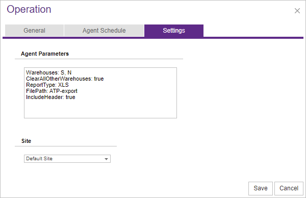 ATP Update Agent Parameters