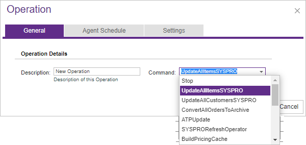 UpdateAllItemsSYSPRO Command
