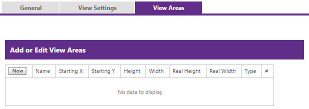 Item Personalization View Areas tab