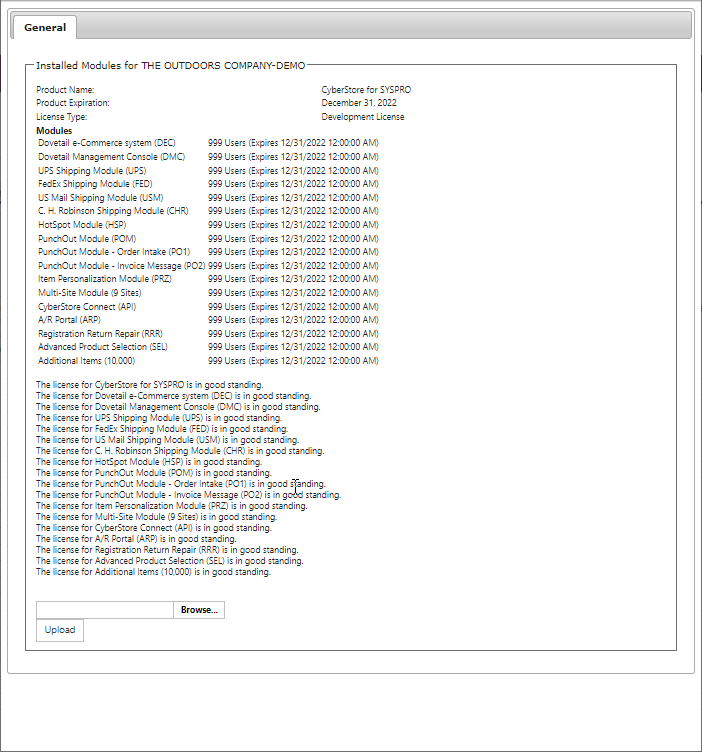 CyberStore License Manager